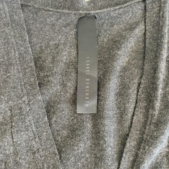 Isabel Benenato AW11 Cashmere Cardigan Vest L - Picture 1 of 8